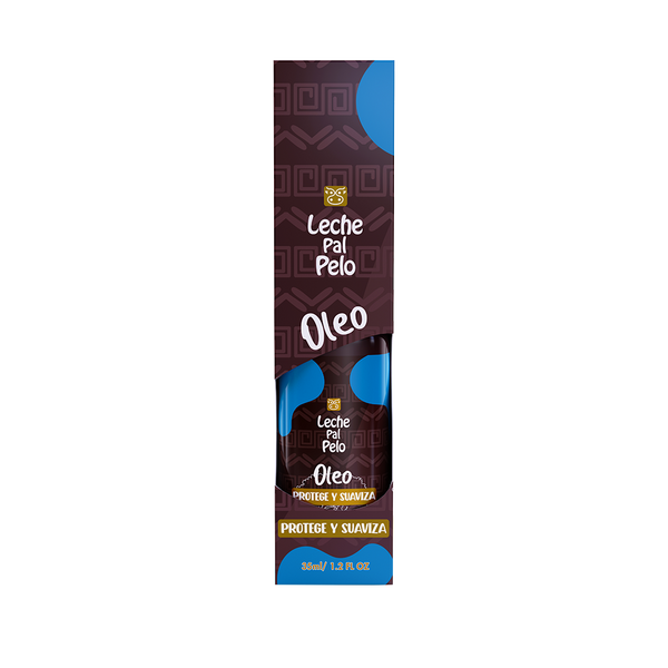 Óleo Rizos y Ondas de Leche Pal Pelo para hidratación y control del frizz en pelo rizado