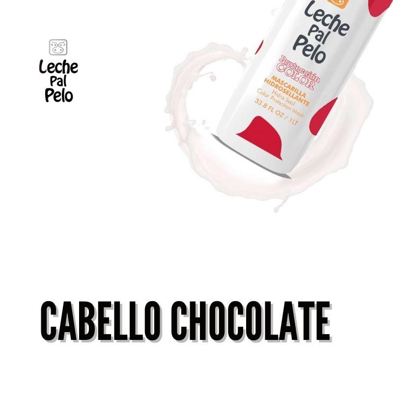 color de cabello chocolate con leche