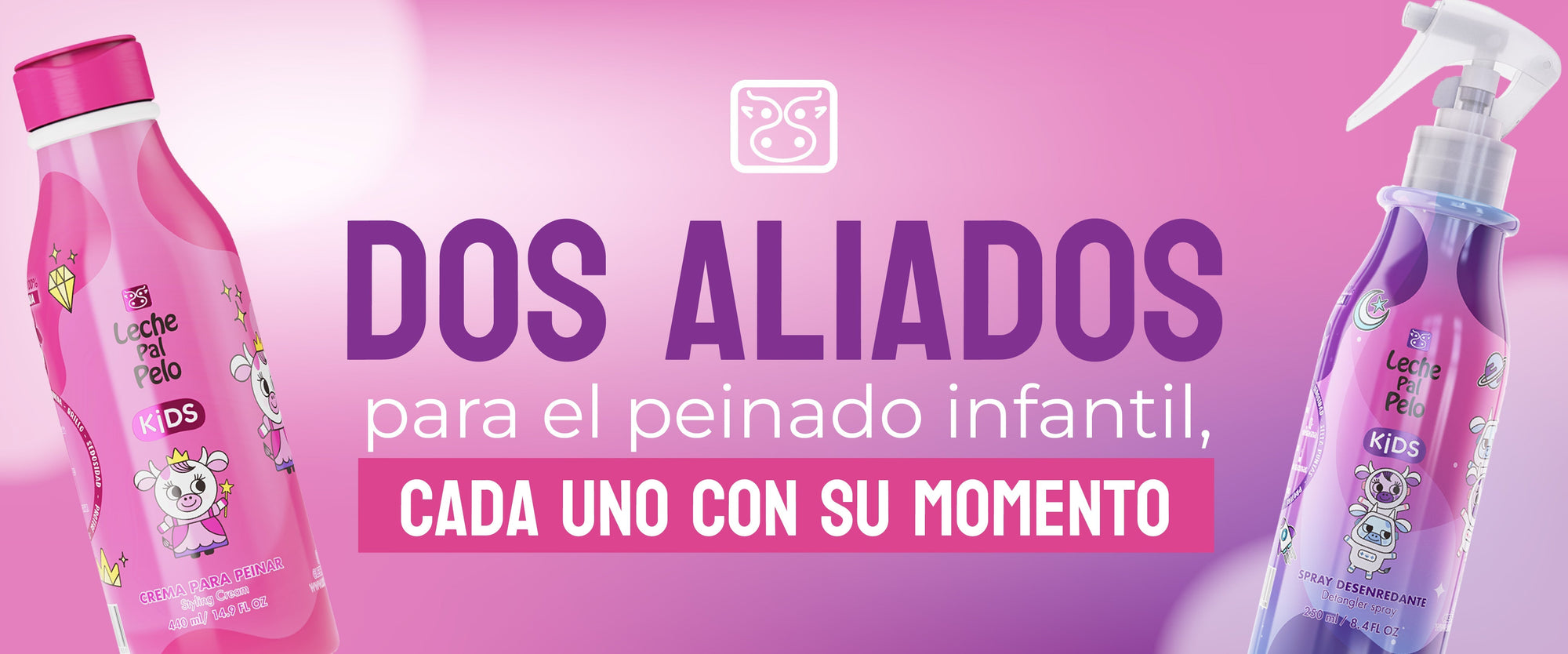 Dos aliados para el peinado infantil, cada uno con su momento