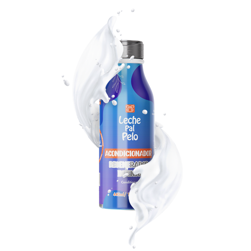 Acondicionador con aceite de coco de leche pal pelo. Hidratación profunda