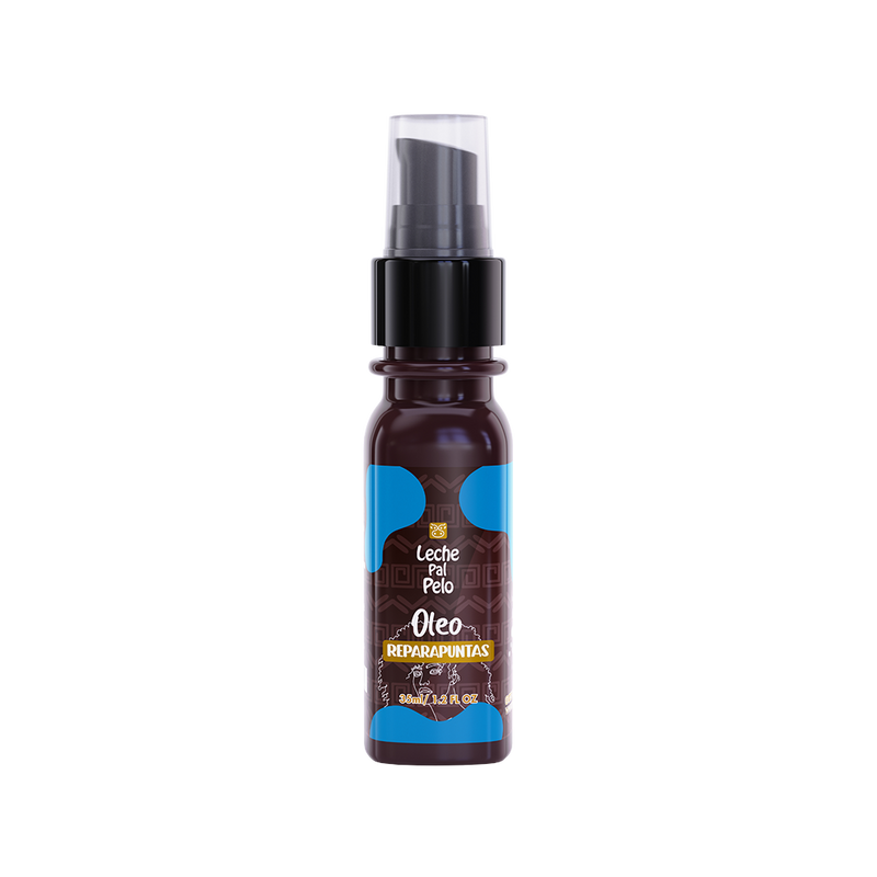 Aceite para el cabello - reparador de puntas de leche pal pelo